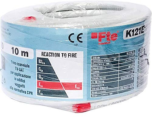 K121EW-10 Cavo coax 5mm PVC Eca 10mt. Fte Maximal
