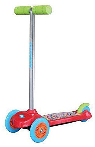Schildkröt Unisex Jugend Kids Scooter Little 1, Robustes Kunststoffdeck, abnehmbare Lenkstange, ideal für Kinder ab 3 Jahren, Farbe: Rot, Little1 Red, 510392, One Size