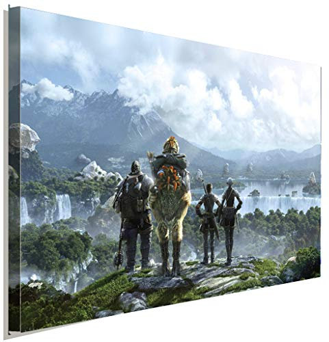AK ART Leinwandbild Final Fantasy XIV A Realm Reborn Kunstdruck Wandbild TOP XXL (120 x 80 cm)