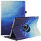 Custodia per iPad 9a / 8a / 7a Generazione (2021 2020 2019) 10.2 Pollici - 360 Gradi di Rotante Cover Protettiva Case con Auto Sonno/Sveglia (Blue Ocean)