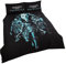 Assassin's Creed Valhalla Wende-Bettwäsche-Set für Doppelbett, Schwarz/Blau