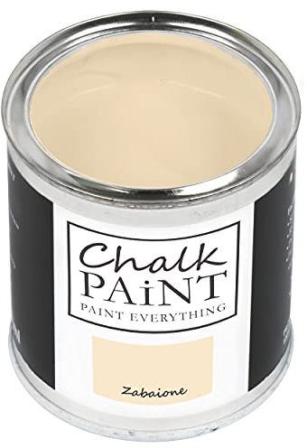 CHALK PAINT Everything Zabaione 750 ml - SENZA CARTEGGIARE Colora Facilmente Tutti i Materiali
