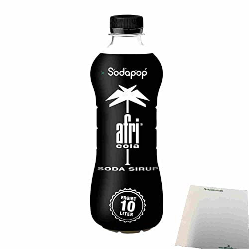 afri Cola Sirup für Wassersprudler (500ml Flasche) + usy Block