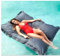 Outdoor-wasserdichte große schwimmende Bohnenbeutel, riesiger Pool-seitlicher Sitzsack-Stuhl auf dem Wasser, Externe Möbelsofa-Abdeckung (kein Füller)-A (kein Füllstoff)_140 cm x 180 cm.