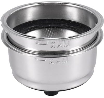 Micvtve Accessori per Macchine da caffè Filtro per caffè nel Acciaio Inossidabile Staccabili Amichevoli per Ufficio Domestico (Confezione da 2)