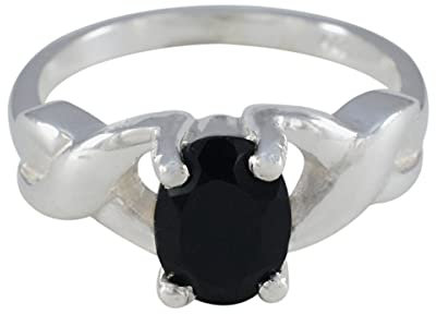 House of Rings Wählen Sie Ihren Ring aus 925er Sterlingsilber Ring Ovaler Ring Silberschmuck Black Friday Ring Edelsteinringe für Mädchen und Jungen