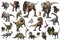 Dinosaurier Motive 3D Wandtattoos, 3D Wandsticker Kinderzimmer Dinosaurier Wandtattoo, für Kinder Schlafzimmer Jungen Mädchen (WL008)