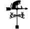 JESSAH Wetterfahne Wildschwein Metall Wetterfahne Wetterfahne mit Anti-Rost-Beschichtung Windrichtungsanzeige Langlebige Windfahne Handwerk Ornamente für Outdoor Bauernhof Hof Garten Pavillon