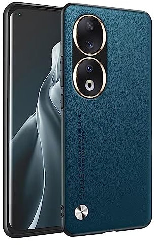 HONLEN Custodia per HONOR 90 5G (6.7 Inches) Cover per Telefono Aziendale con Retro in Pelle, Zaffiro