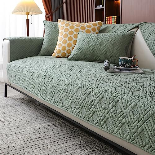 WYJHNLBEDC Sofa/Couch überzug/überwurf, Sofa überwurfdecke, Bequeme Baumwolle Sofabezug für Sofa L Form/U Form/Ecksofa 3/2/1 Sitzer, Sofaschutz Hund Kratzschutz Katze, 90x240cm, Typ B3