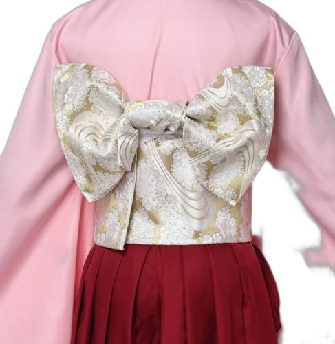 CAMDOM Kimono traditionnel japonais pré-noué avec ceinture Sakura Obi Ceinture Yukata Accessoires pour peignoirs, Arc 9, taille unique