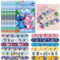Yisscen Lilo und St-itch Party Mitgebsel Set, 10 Schlüsselanhänger + 10 Geschenktüten + 12 Slap Armbänder, St-itch Kindergeburtstag Party Dekoration, für Kinder Jungen Mädchen Geschenke Party Zubehör