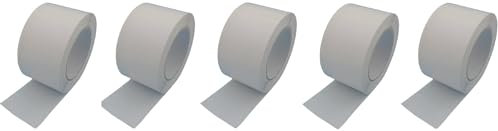 5 Rollen Trennfix Fugenband Trennstreifen selbstklebend 65mm x 50m reißfestes perfekt für den Trockenbau als Anschlussband Gipskartonplatten/als Trennung zu anderen Bauteilen