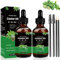 2 Pack Jamaican Black Castor Oil for Hair Growth, 100% reines kaltgepresstes Rizinusöl für Haarwachstum, Wimpern, Augenbrauen, Massageöl für die Aromatherapie