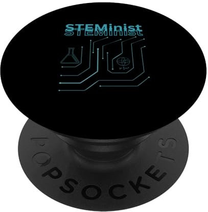 Damen STEM Feminist Science Tech Engineering Mathematik STEMinist PopSockets mit austauschbarem PopGrip