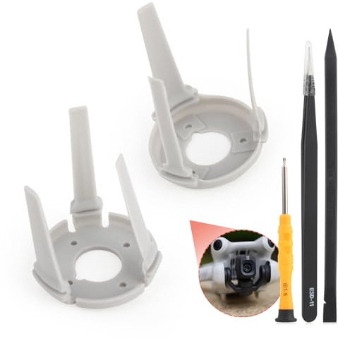 Ricambio per DJI Mini 4 Pro Gimbal in gomma ammortizzante per DJI Mini 4 Pro Ammortizzatore in gomma per fotocamera ammortizzatore droni accessori parti con strumenti di riparazione (gomma sinistra e