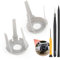 Ricambio per DJI Mini 4 Pro Gimbal in gomma ammortizzante per DJI Mini 4 Pro Ammortizzatore in gomma per fotocamera ammortizzatore droni accessori parti con strumenti di riparazione (gomma sinistra e
