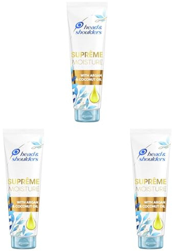 Head & Shoulders Hair Conditioner Moisture Argan & Coconut Oil, 275ml (Pack of 3)