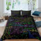 MDKLXIDF Bettwäsche 135x200 Mathematische Formel Weich Mikrofaser Bettbezug Set Für Jungen Mädchen Einzelbett, Hypoallergen Bettbezüge mit Reißverschluss und 1 Kissenbezug 80x80 cm