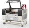 Monport 60W CO2 Laser Graviermaschine, 700x500mm Kommerzielle Lasergravierer Gravurmaschine mit Präzision Autofokus Ruida Kontrolle Integrierter Auspuff, CO2 Laser Cutter für Metall Silver Holz Leder