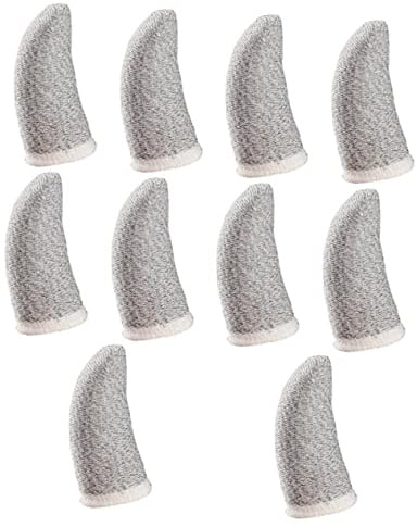 HAPINARY 2 Sets Fingermanschetten Protektoren Schlanke Starke Nanofaser-halbfingerhandschuhe Zum Hacken 10 Stück * 2