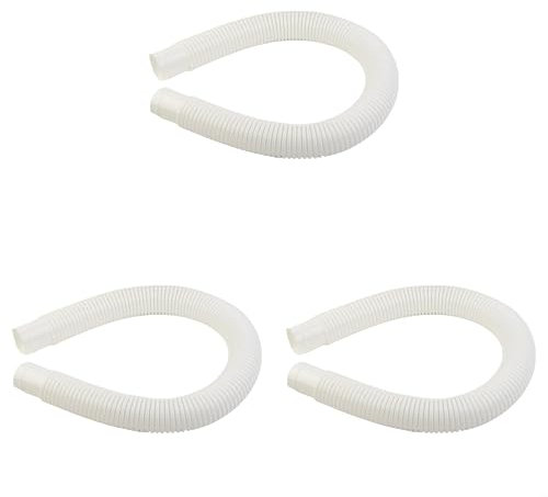 QOXEZY Set di tubi flessibili per skimmer da 1/2/3/4/9 pezzi da 4 x 76,2 cm per piscine Intex di lunghezza 76 cm, numero di modello 10531 (3 pezzi)