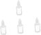 TOVINANNA 4pcs Wig Glue Remover Hair Ribbons Hair Extension Tape Remover Lace Melting Spray Hair Tape Remover Spray for Lace Wigs Tape in Extension Tool Lace Front Glue Transparent Liquid