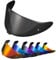 PSLER Visiera per Casco per Shoei NXR2 Z8 Visiera Colorata per RF-1400 CWR-F2 CWR-F2R X-Fifteen X15 X-SPR Pro Protezione UV per Moto Accessori di Ricambio per Visiera Protettiva(Nero Chiaro)