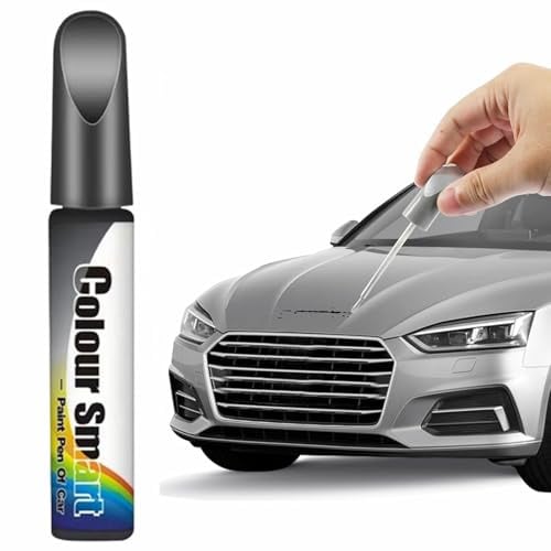 TUKNN Lackstift Auto, Kratzer Entferner Auto, Lack Reparatur, Car Scratch Remover, Kratzer Reparatur Stift, Lackstifte für Autokratzer, Perfekte Deckkraft und Schnelle Trocknung (Grau - 1 Stück)