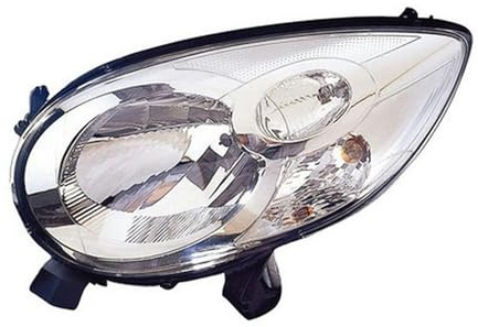 RAS Elektrischer linker Scheinwerfer mit Motor für Citroen C1 von 01-2009 bis 12-2011, H4-Lampe inklusive