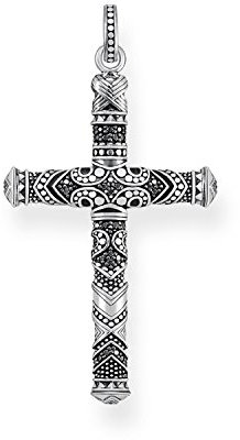 Thomas Sabo Herren Anhänger Maori kreuz klein , 925 Sterlingsilber PE772-643-11