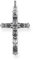 Thomas Sabo Herren Anhänger Maori kreuz klein , 925 Sterlingsilber PE772-643-11