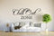 INDIGOS UG - WANDTATTOO Wandsticker Wandaufkleber - Chill Out Zone- schwarz - 120x45 cm