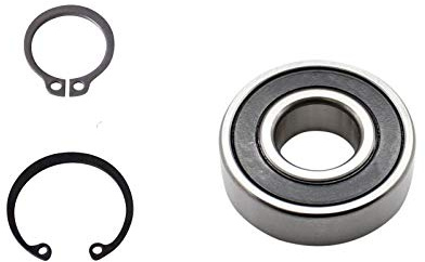 SECURA Roulement à billes + anneau de serrage pour poulie de distribution compatible avec le tracteur tondeuse Castelgarden TC 102