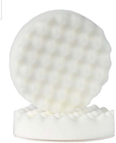 Porzelack POLIERSCHWAMM GEWAFFELT, Weiss, (195 mm)