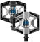 Crank Brothers CRANKBROTHERS Unisex – Erwachsene BLAU CRANKBROT-Pedale. DUAL Double Shot 2 SCHWARZ