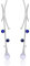 ✦ Muttertagsgeschenk✦Springlight S925 Sterling Silber Ohrringe Ethnischer Baumast Tropfen Ohrringe Natürlicher Lapis Handgemachte Schmuck Damen Geschenke für Frauen, Muttertag Geschenk.(Silver)