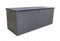 AIRWAVE Outdoor Plastic Garden Storage Box 390L, Weather and Fade Resistant, Lockable, Doubles as Storage Bench, Wood Effect, Indoors/Outdoors (Medium)