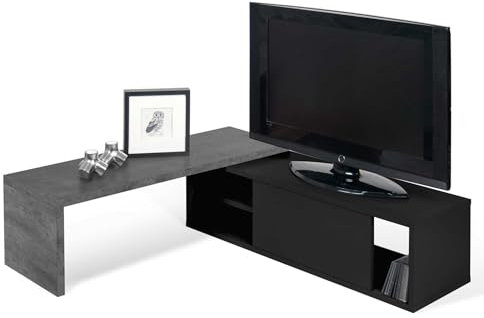 TEMAHOME Dixie TV Tisch, Chipboard, 110/203 x35,4 x32 cm (LxBxH)