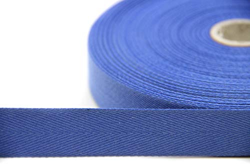 Köperband | Nahtband | 100% Baumwolle | Farb und Größenauswahl (blau, 20mm)