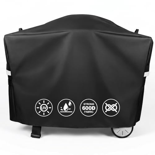 7112 Housse de Barbecue pour Weber Q2000, Q2200, Q2400, Q2000N+, Q2800N+, Q300, Q320, Q3000, Q3200, Housse BBQ 600D résistante, imperméable et Anti-UV