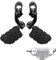 LTMOTO – Repose-pieds d'autoroute réglables à angle court de 3,2 cm pour Harley Davidson Touring Road King Road Glide Street Glide Electra Glide Softail Sportster avec barre d'autoroute de 3,2 cm