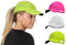TrailHeads Cap Damen zum Joggen - Race Day Performance Cappy Frauen - Leichte & Schnell Trocknende Sport Cap Damen Sommer aus Mesh mit Reflektierendem Rand - weiß-frisches grün-rosa punsch