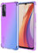 HONLEN Funda para Vivo Y70 / Vivo V20 SE Carcasa, (6.44 Inches) Gradiente Transparente TPU Silicona Case, Protección de Esquina Mejorada Cover Azul púrpura