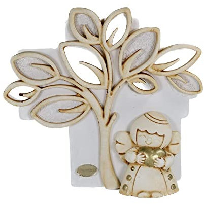 Generico Albero della Vita con Angelo ANGIOLETTO in Resina BOMBONIERA Comunione