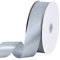 TONIFUL 40 mm x 91,4 m, silberfarbenes breites Satinband, solides Stoffband für Geschenkverpackungen, Stuhlschärpe, Valentinstag, Hochzeit, Geburtstag, Party, Dekoration, Haare, Blumen, Basteln, Nähen