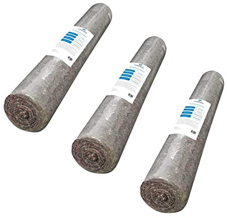 3 Rollen Handelskönig Malerabdeckvlies a 25 m² ca. 180 g/m² mit Anti-Rutsch-Beschichtung Abdeckvlies Malervlies Bodenvlies Renoviervlies 25 m