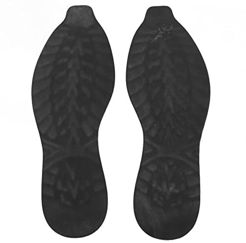 Reparación de la Parte Inferior del Zapato, Resistencia Al Deslizamiento, Reparación de la Suela del Zapato, Elasticidad de Goma, Absorción de Impactos, Cortable para Zapatillas de(Negro, 41 a 44)