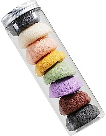 POPETPOP 24stücke Gesichtsreinigungsschwämme Exfolierende Natürliche Schwämme Für Sanfte Hautpflege Und Tägliche Gesichtsreinigung Für Entfernung Von Make-up Und Unreinheiten