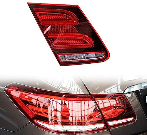 BYBEST Rücklicht Heckleuchte Rückleuchte für E Class W212 2014 2015 2016, Auto L1D Heckklappe Rückleuchten Linke Rechte Rücklichter Gehäuse, Left- Inside